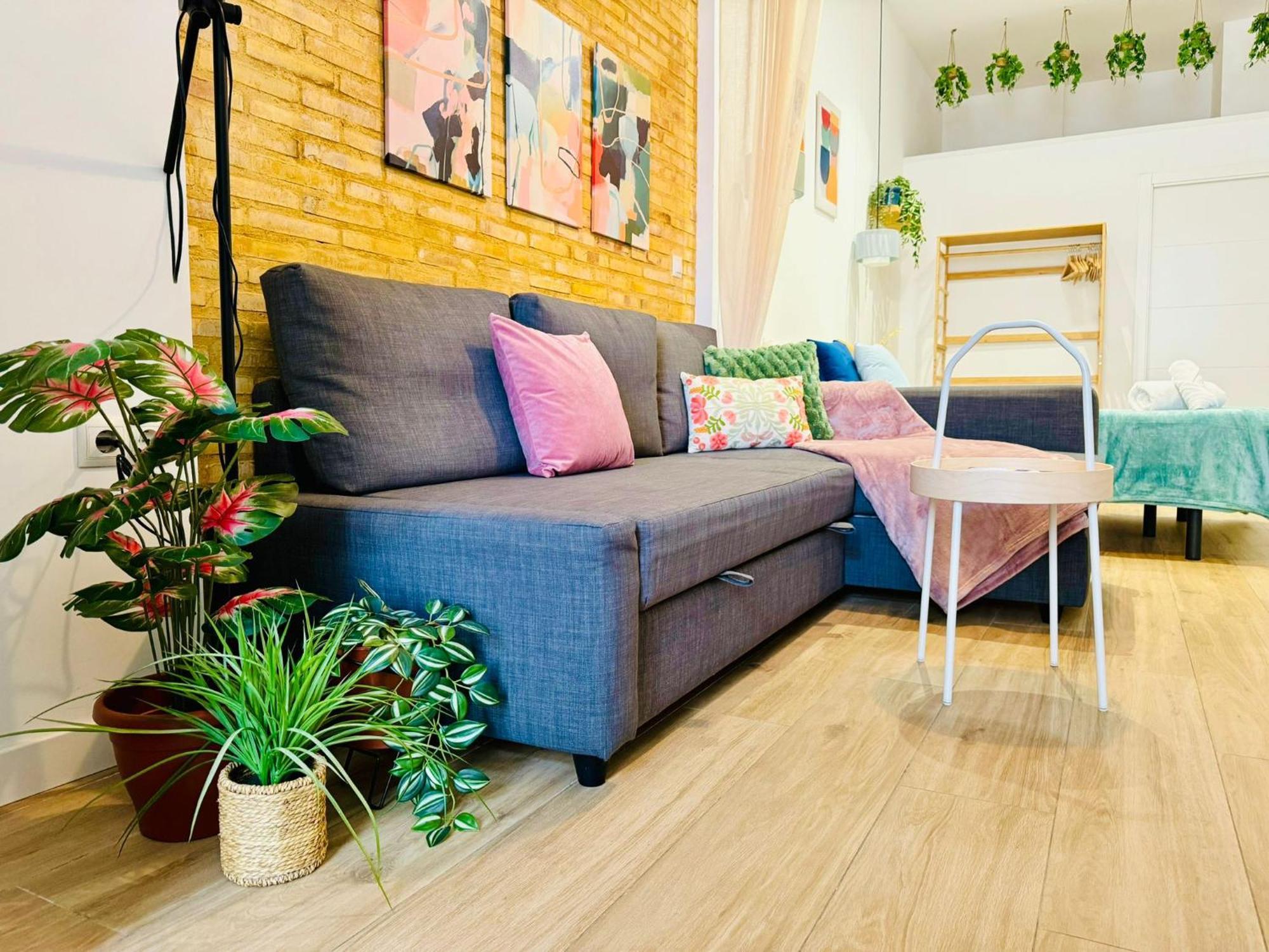 Relaxing Beachside Cabanyal Loft Valência Exterior foto